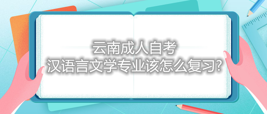 云南成人自考汉语言文学专业该怎么复习?